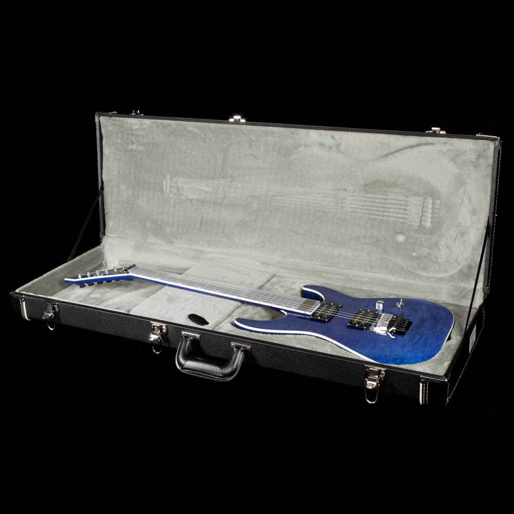 ESP Custom E-II M-II QM Cobalt Blue — 9