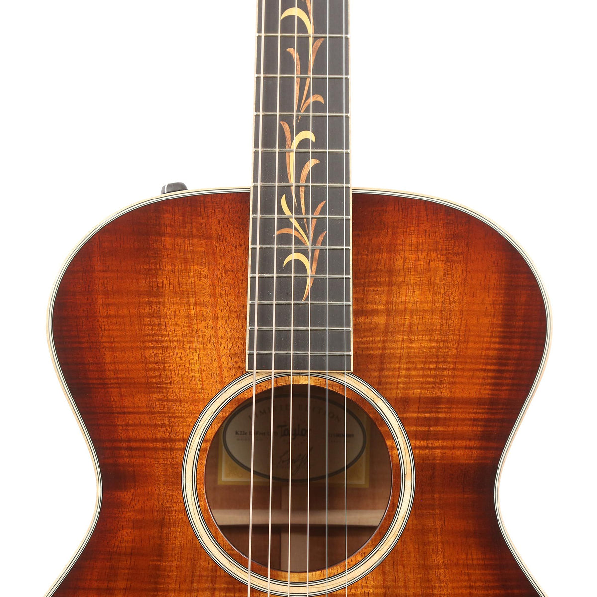 Taylor K22e 12-Fret Grand Concert Shaded Edgeburst 2016 — 7