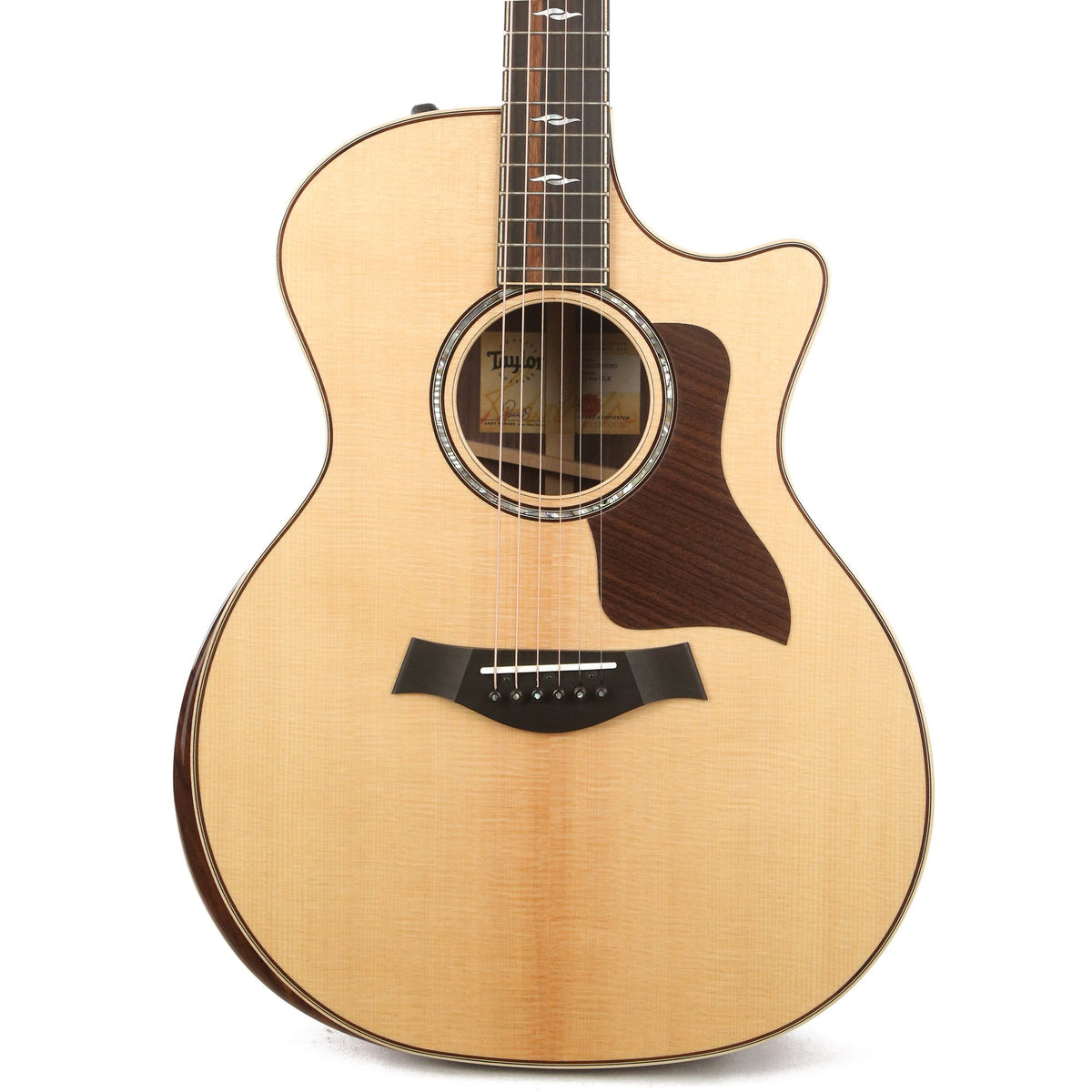 Taylor 814ce DLX Grand Auditorium V-Class Natural — 1