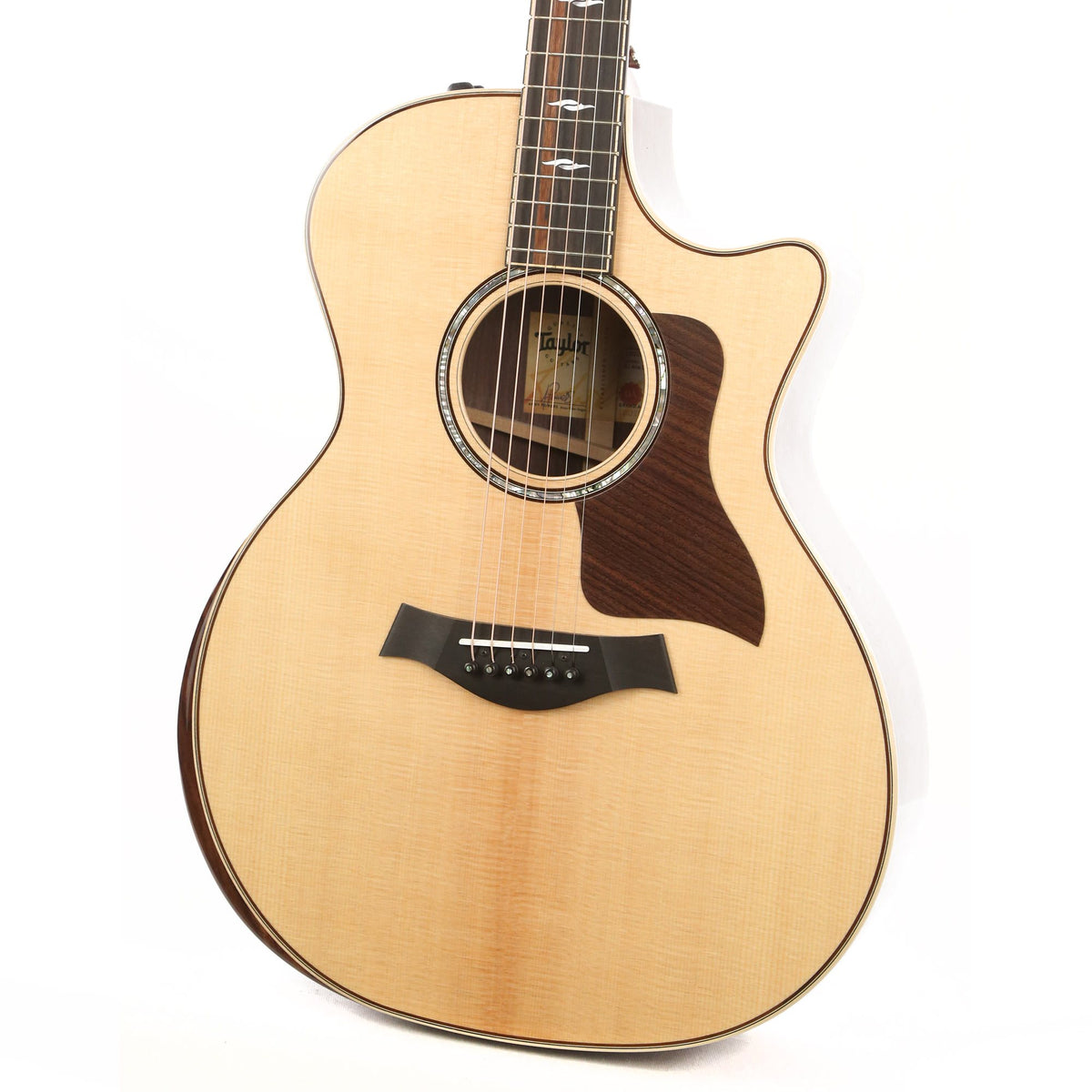 Taylor 814ce DLX Grand Auditorium V-Class Natural — 7
