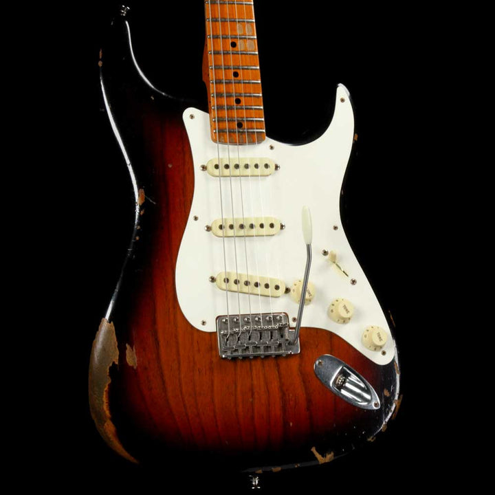 Fender Custom Shop 1957 Roasted Ash Stratocaster 3-Tone Sunburst 2016