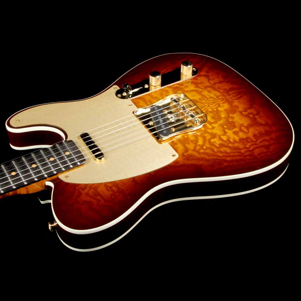 Fender Custom Shop Artisan Tamo Ash Telecaster Sunburst 2017 — 6