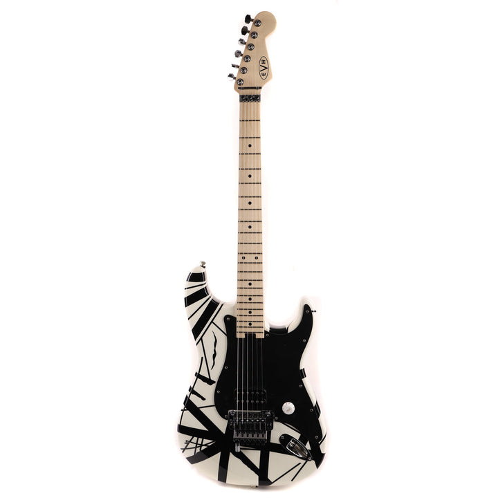 EVH Striped Series White with Black Stripes Used