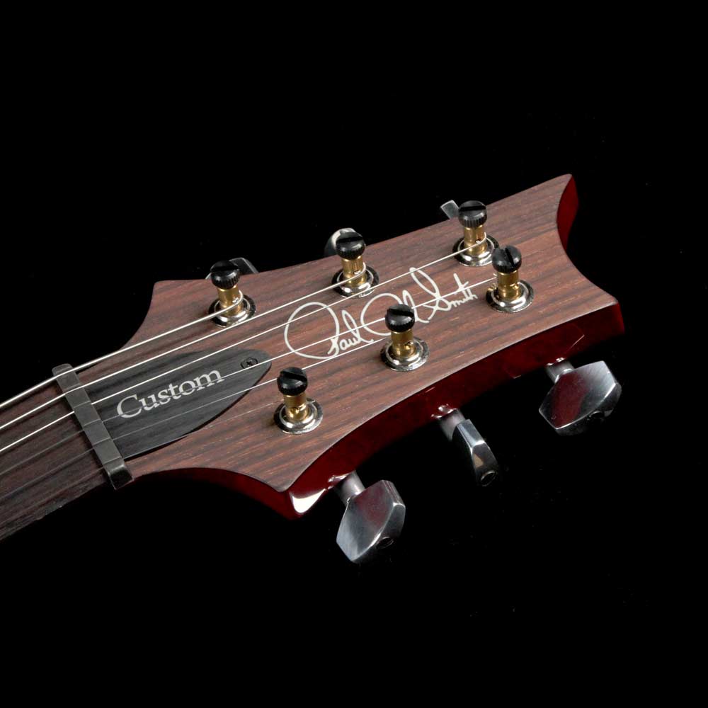 PRS Custom 24 10-Top Charcoal Cherry Burst — 4
