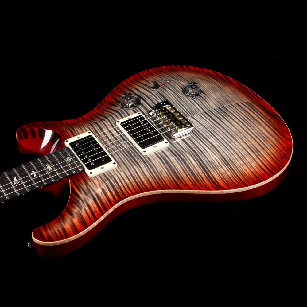 PRS Custom 24 10-Top Charcoal Cherry Burst — 6