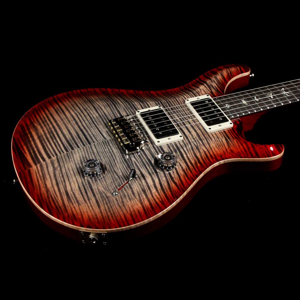 PRS Custom 24 10-Top Charcoal Cherry Burst — 7