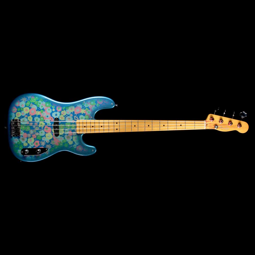 Fender '54 Precision Bass Blue Flower 2002 | The Music Zoo