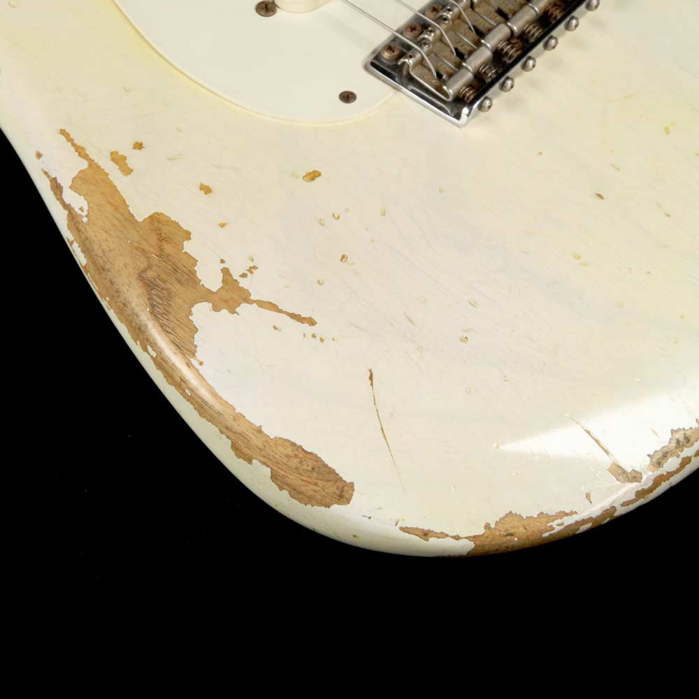 Fender Custom Shop 1957 Stratocaster White Blonde Heavy Relic 2009 — 7