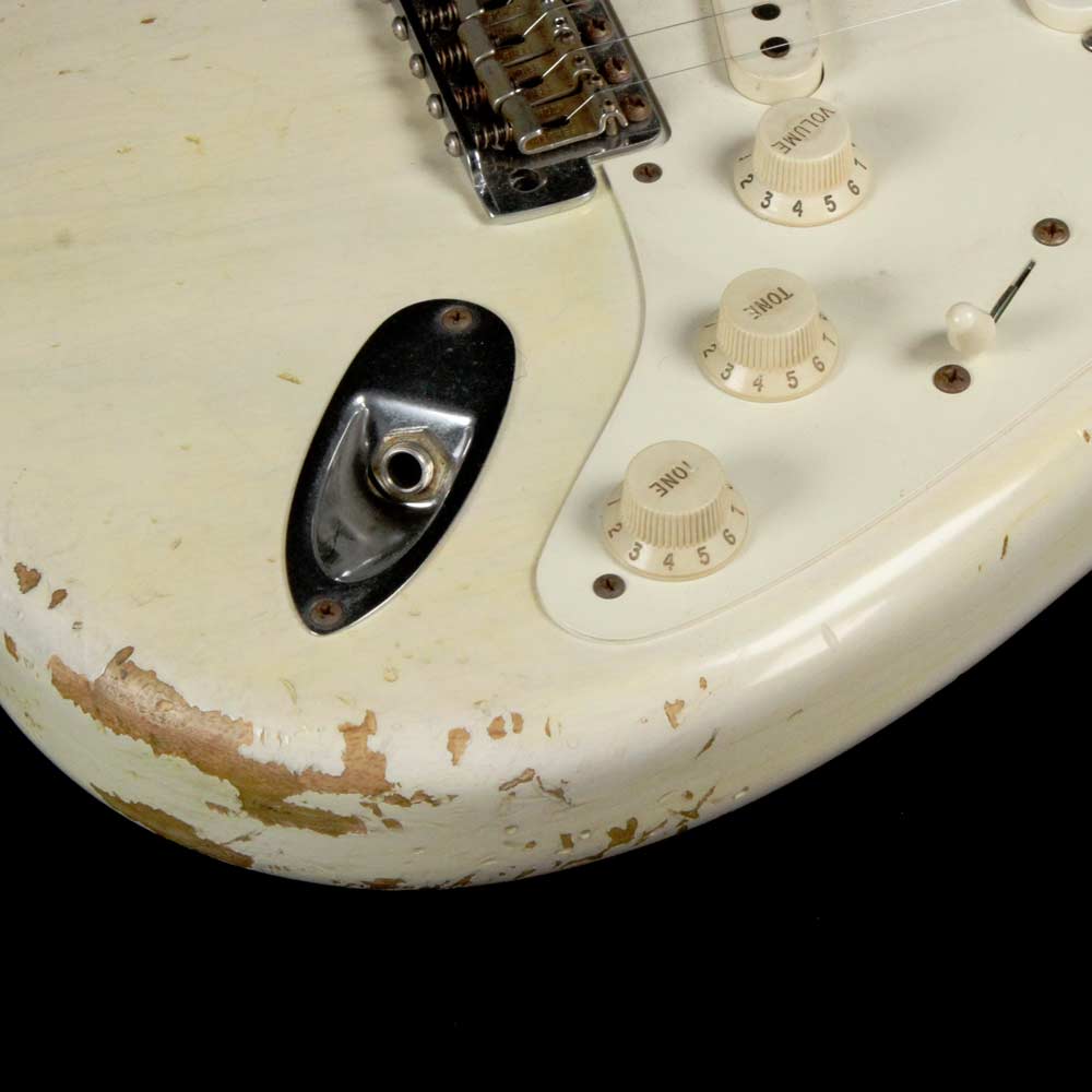 Fender Custom Shop 1957 Stratocaster White Blonde Heavy Relic 2009 — 9