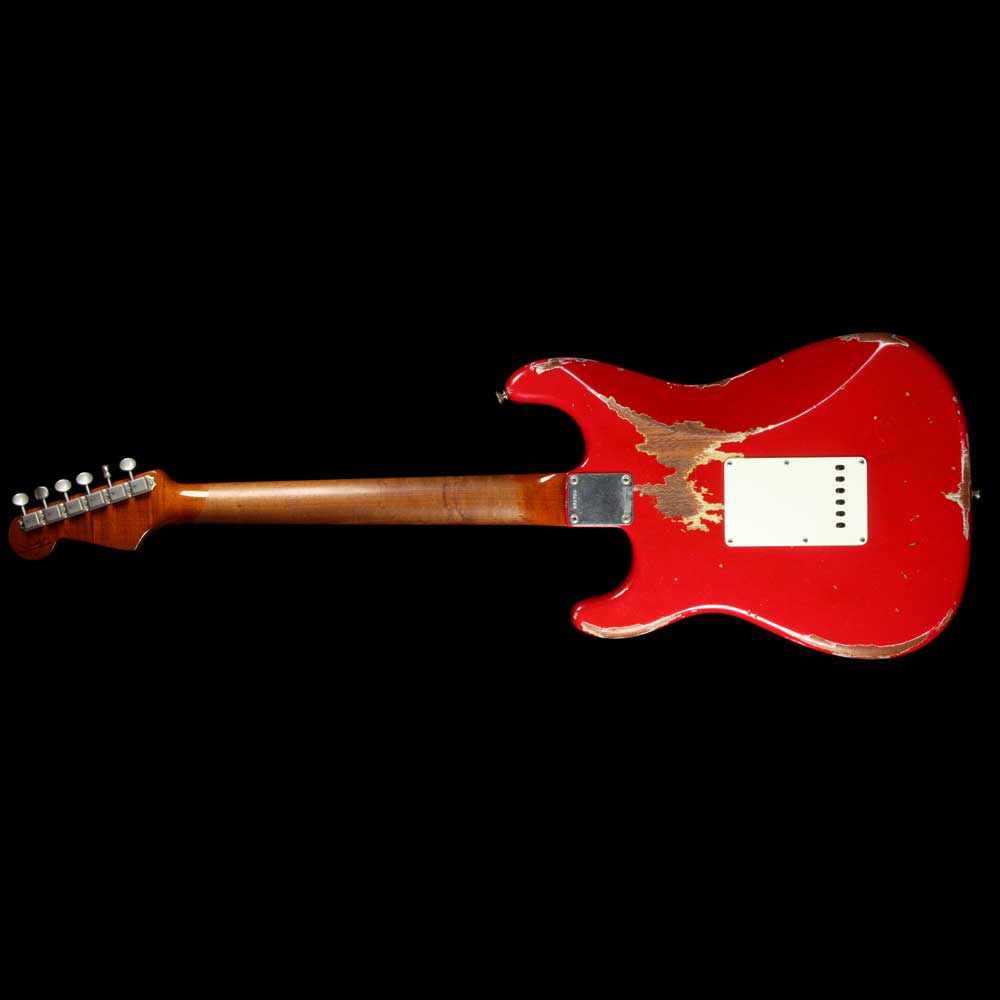 Fender Custom Shop '60s Roasted Mahogany Stratocaster Dakota Red Heavy Relic — 3