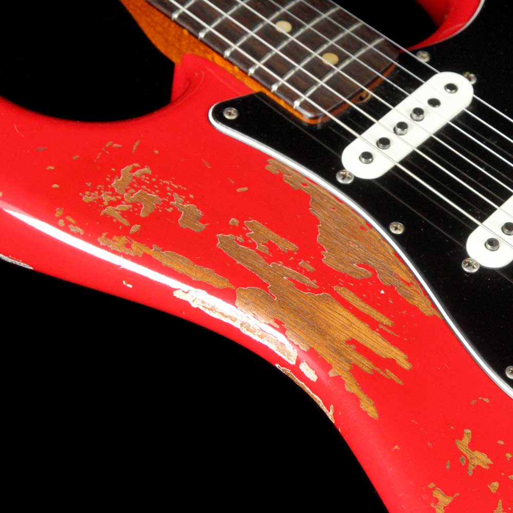 Fender Custom Shop '60s Roasted Mahogany Stratocaster Dakota Red Heavy Relic — 5