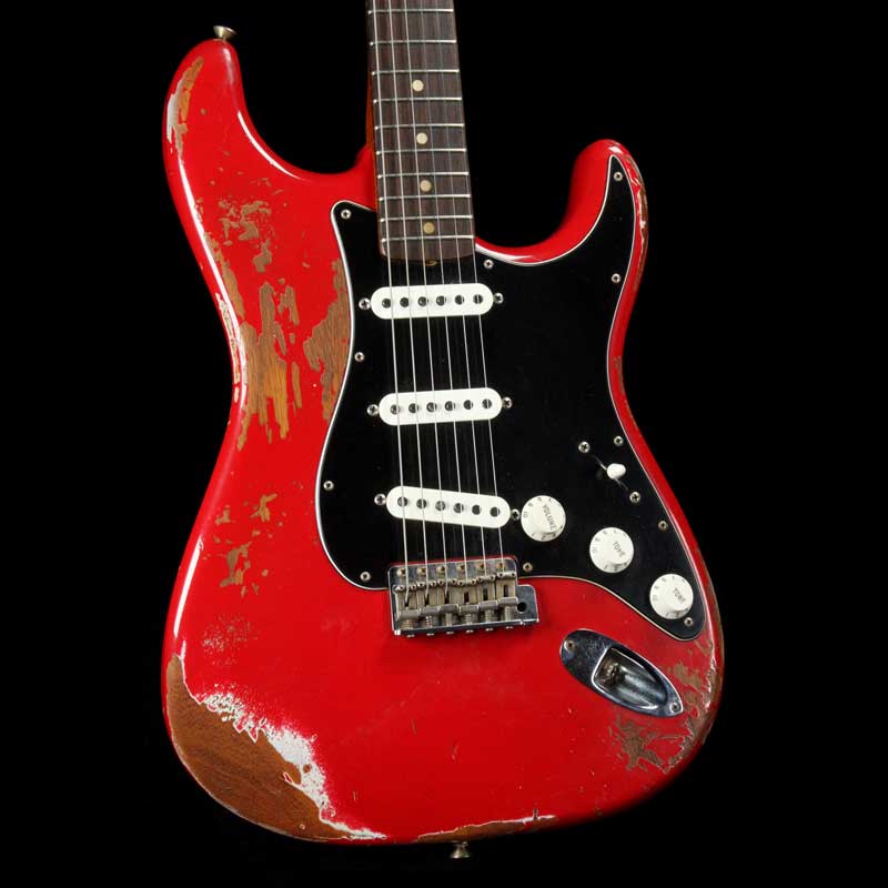 Fender Custom Shop '60s Roasted Mahogany Stratocaster Dakota Red Heavy Relic — 1