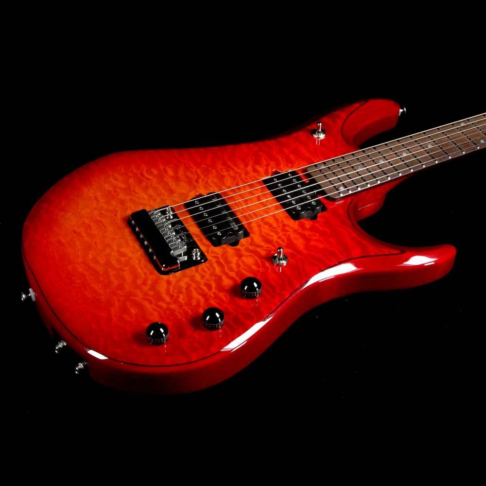 Ernie Ball Music Man BFR JP6 Baritone Cherry Burst 2015 — 8