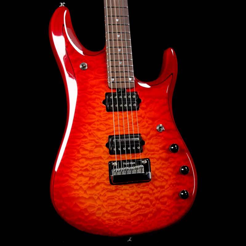 Ernie Ball Music Man BFR JP6 Baritone Cherry Burst 2015 — 1