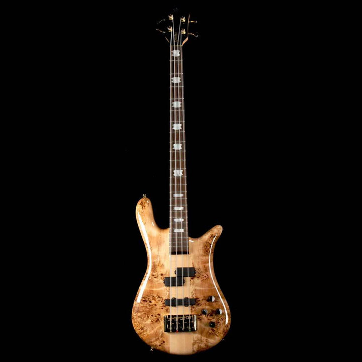 Spector Euro4 LX Electric Bass Natural Poplar Burl
