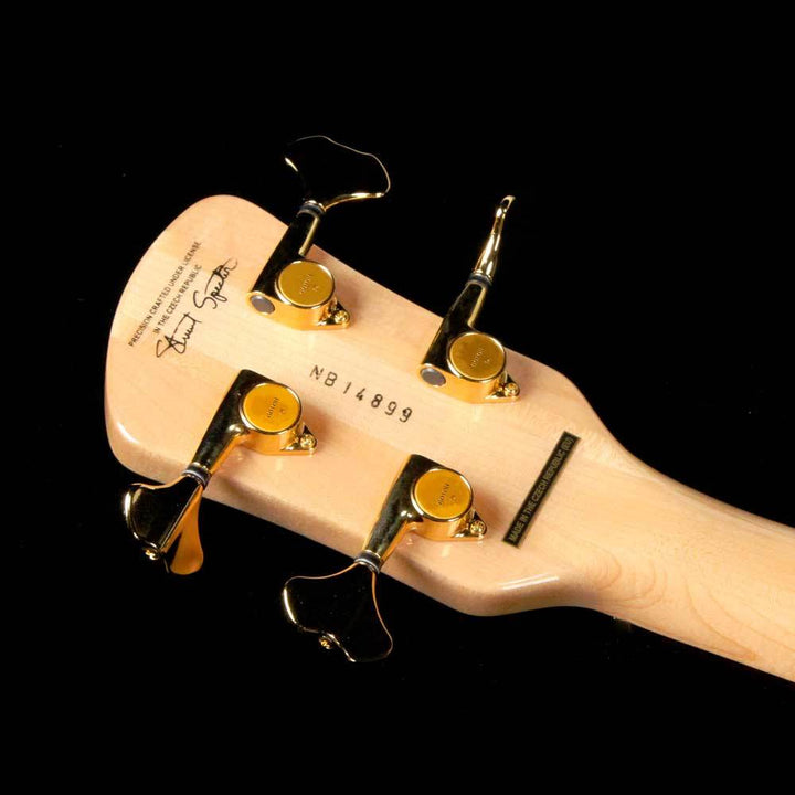Spector Euro4 LX Electric Bass Natural Poplar Burl