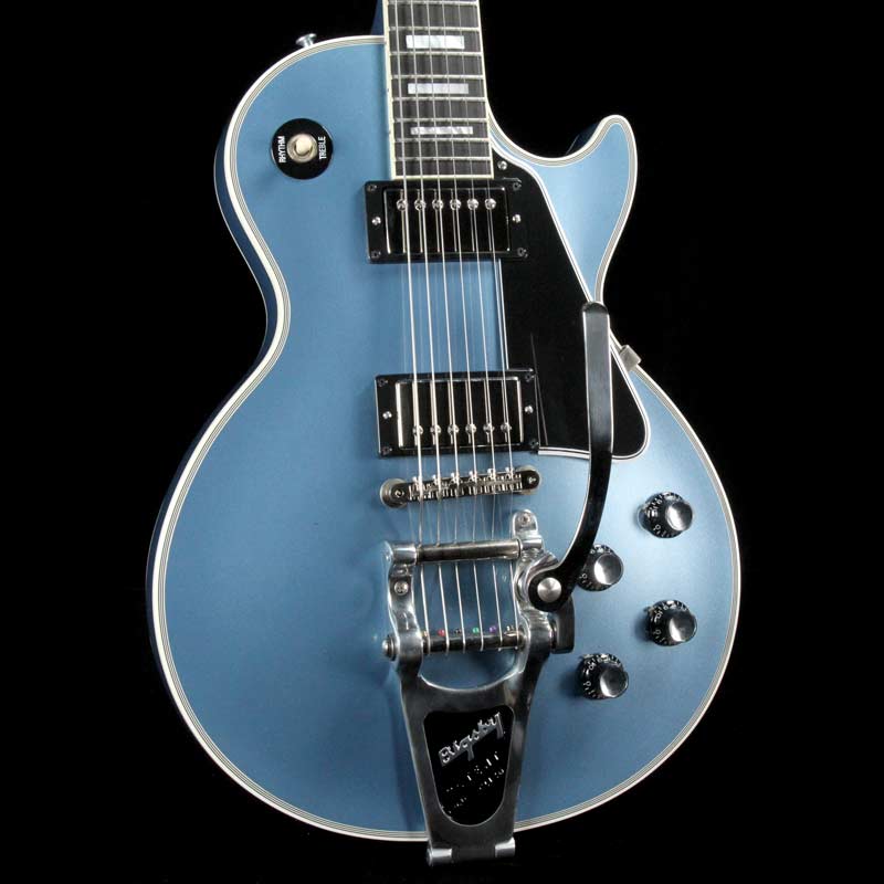 Gibson Custom Shop Les Paul Custom with Bigsby Pelham Blue — 1
