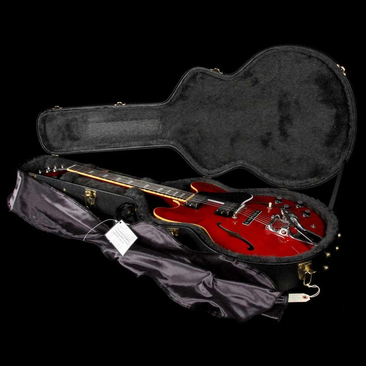 Gibson ES-335 Bigsby Block Reissue Semi-Hollow Antique Red 2008