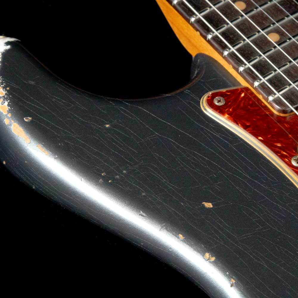 Fender Custom Shop Roasted 1960 Stratocaster Charcoal Frost Metallic 2018 NAMM LTD — 7