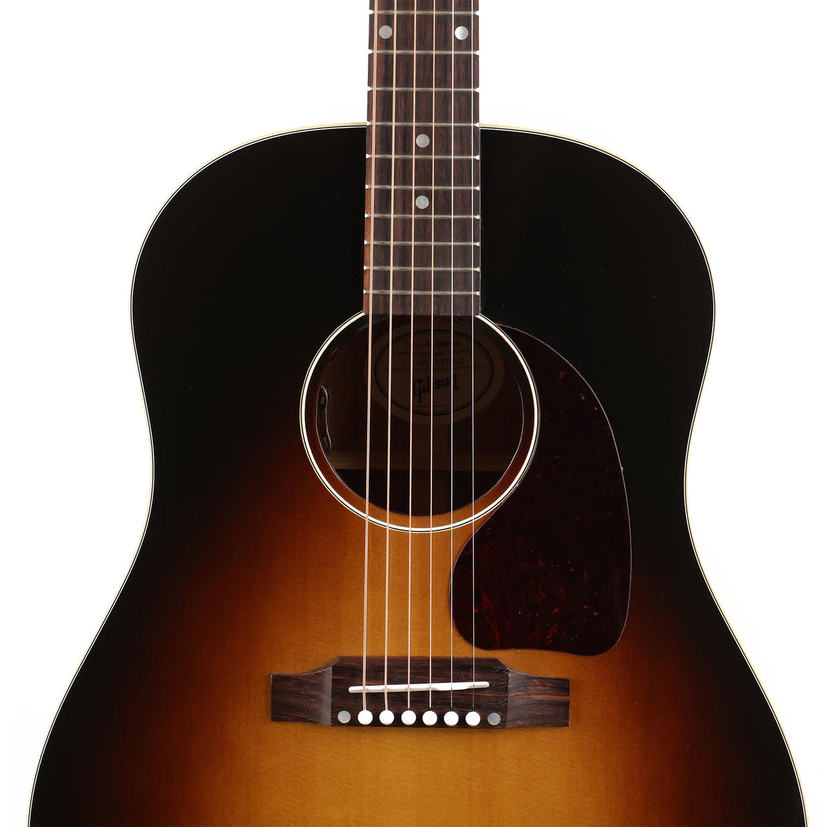 Gibson J-45 Standard Acoustic-Electric Vintage Sunburst — 6