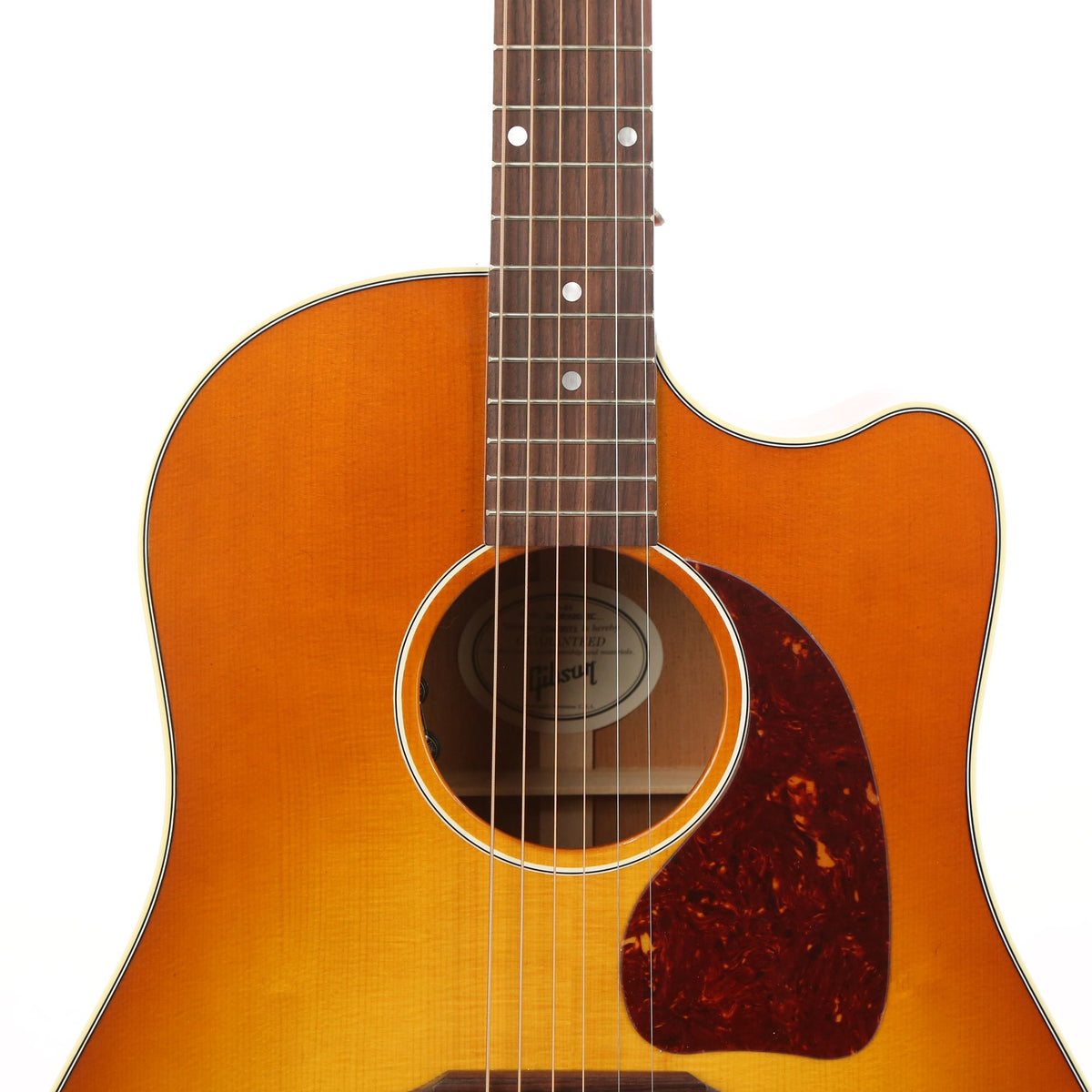 Gibson J-45 Cutaway Acoustic-Electric Heritage Cherry Sunburst — 6