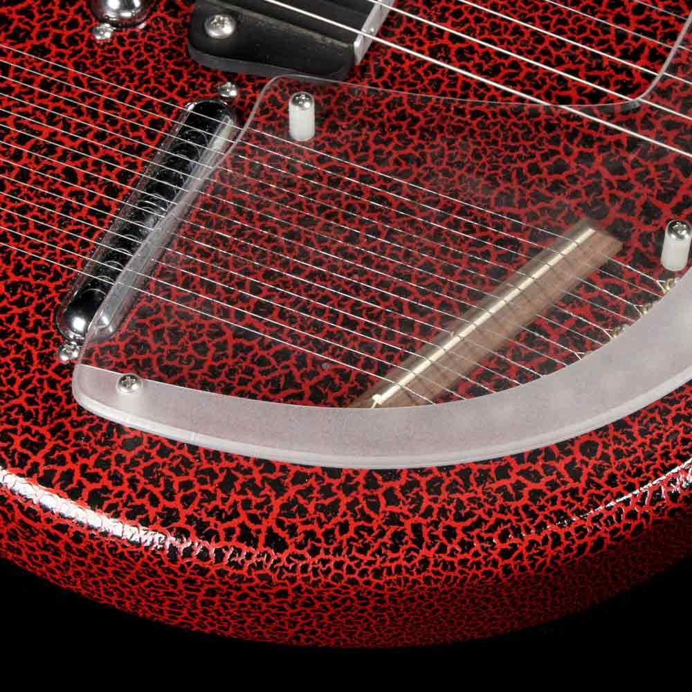 Jerry Jones Master Sitar Red Crackle 2002 — 8