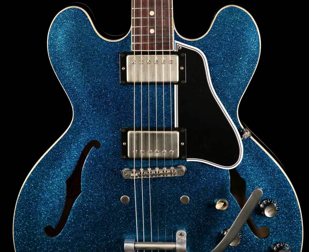 Gibson Memphis 2019 Mod Series '61 ES-335 Blue Sparkle — 5
