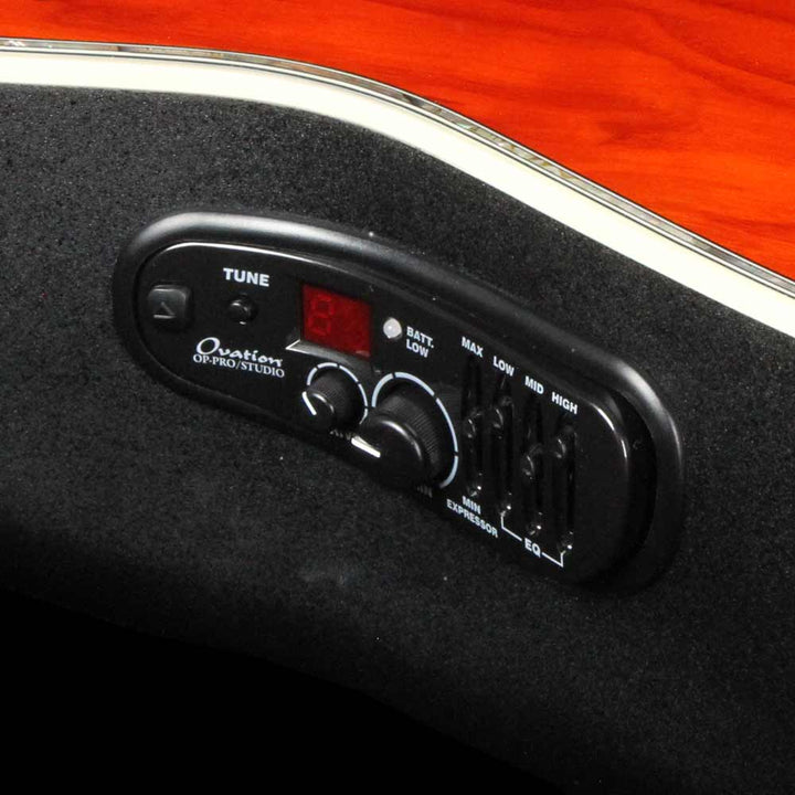 Ovation Elite Plus Contour C2078AXP Acoustic-Electric Olive Ash Burl