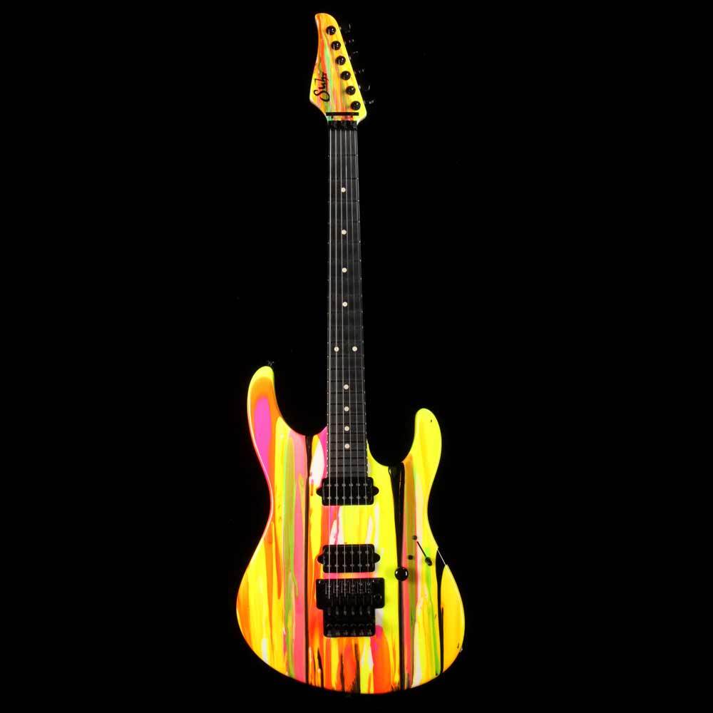 Suhr '80s Shred MKII Neon Drip 2016 — 2