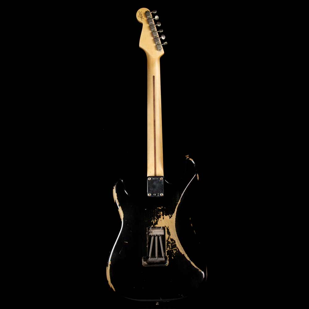 Fender Custom Shop ZF Stratocaster Music Zoo Exclusive Heavy Relic Black — 3