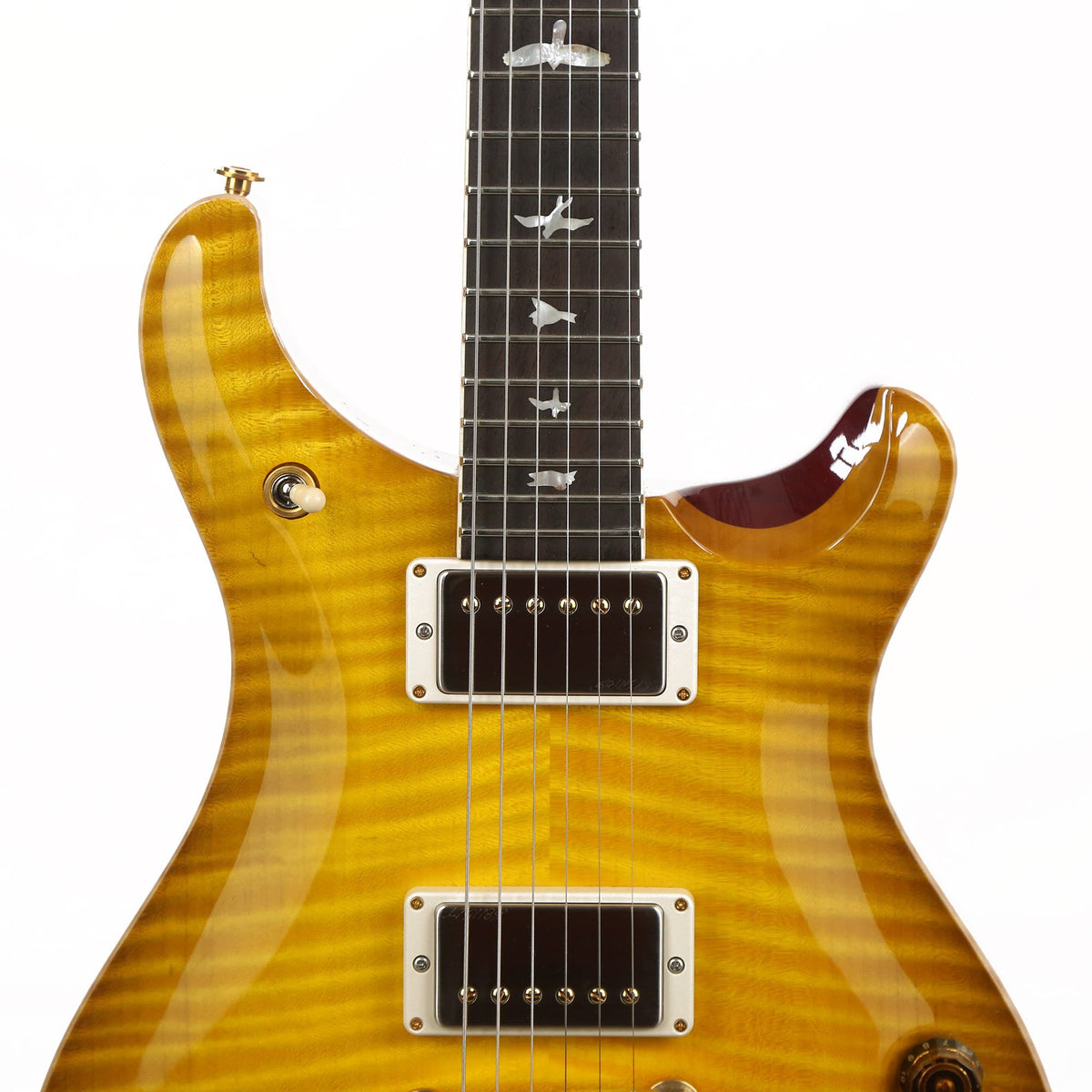PRS McCarty 594 Wood Library Artist Grade Flame Maple and Brazilian Rosewood Fretboard McCarty Sunburst — 7