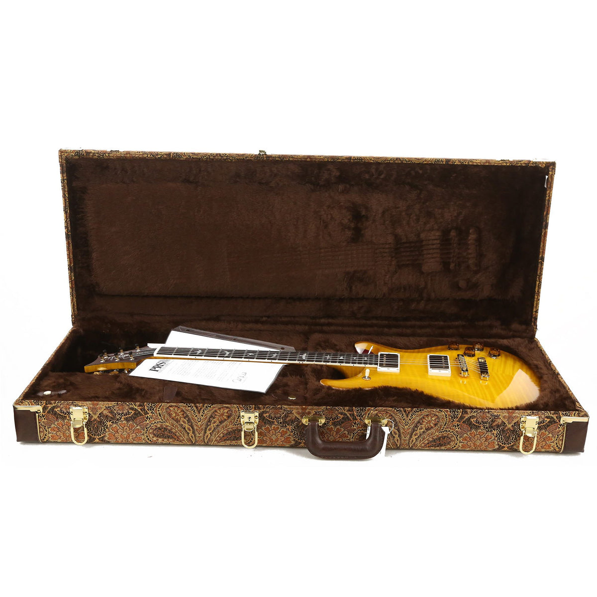PRS McCarty 594 Wood Library Artist Grade Flame Maple and Brazilian Rosewood Fretboard McCarty Sunburst — 8