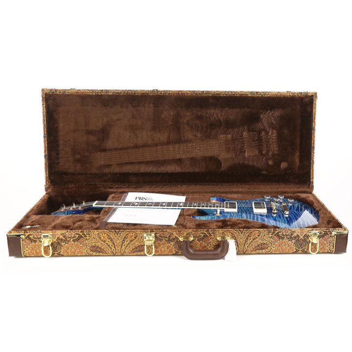 PRS McCarty 594 Wood Library Artist Grade Flame Maple and Brazilian Rosewood Fretboard River Blue