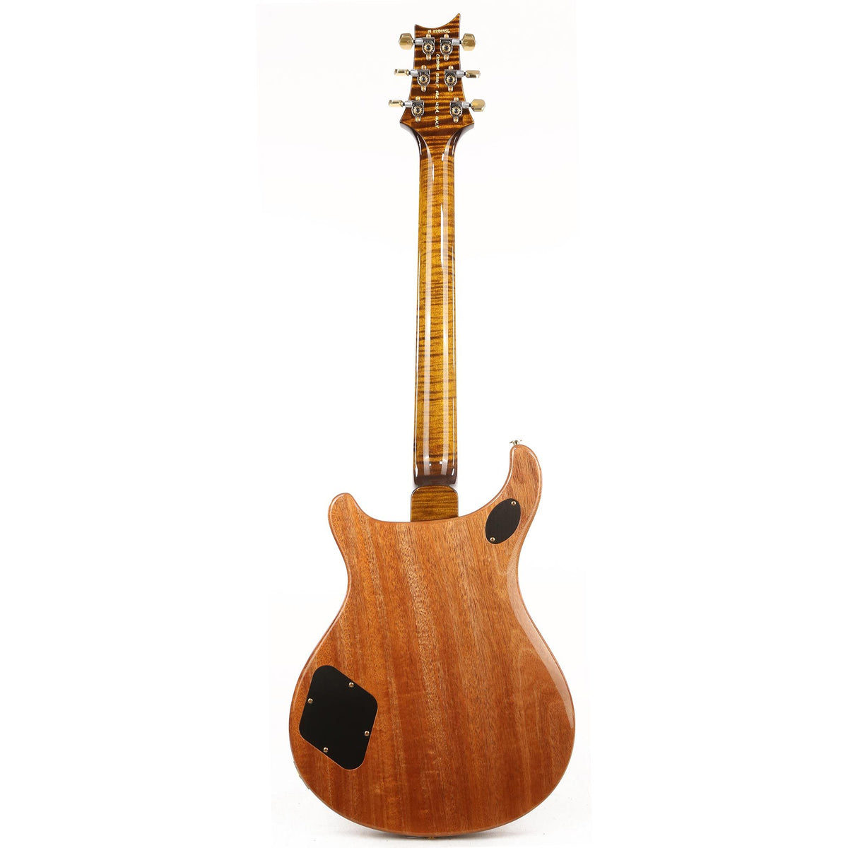 PRS McCarty 594 Wood Library Artist Grade Flame Maple and Brazilian Rosewood Fretboard Black Gold Burst — 3