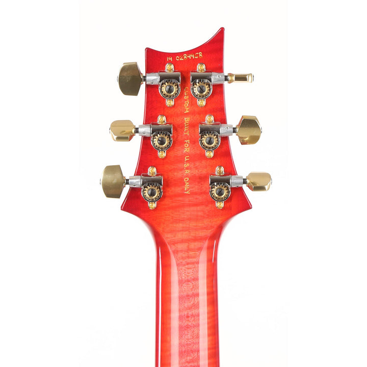 PRS McCarty 594 Wood Library Artist Grade Flame Maple and Brazilian Rosewood Fretboard Bonnie Pink Cherry Burst