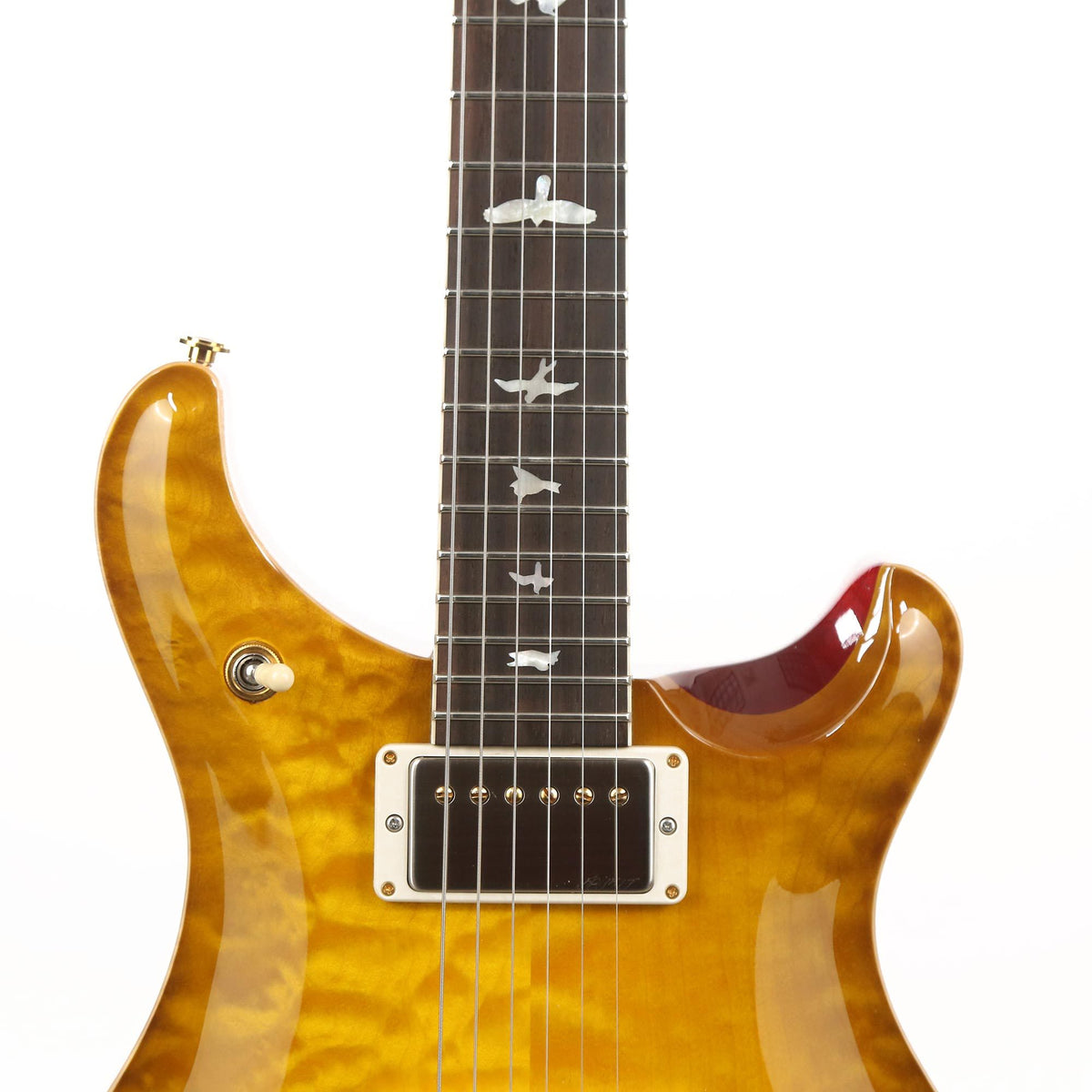 PRS McCarty 594 Wood Library 10-Top Quilt Maple and Brazilian Rosewood Fretboard McCarty Sunburst — 7