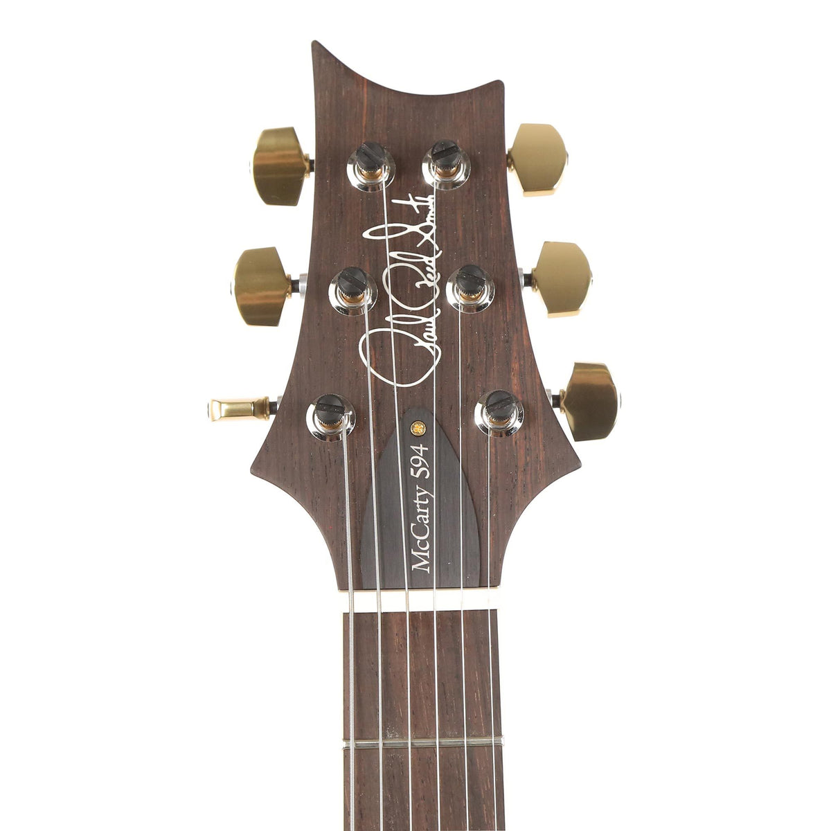 PRS McCarty 594 Wood Library 10-Top Quilt Maple and Brazilian Rosewood Fretboard River Blue — 4