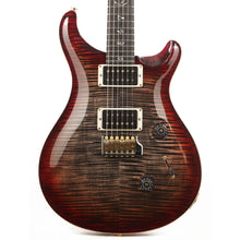 PRS Custom 24 Wood Library West Coast Flame Maple and Rosewood Neck Charcoal Cherry Burst