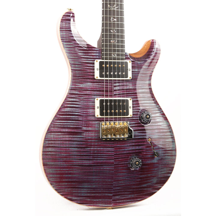 PRS Custom 24 Wood Library West Coast Flame Maple and Rosewood Neck Violet
