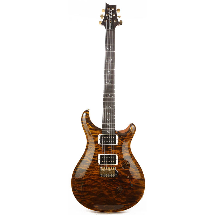 PRS Custom 24 Wood Library Artist Grade Quilt Maple Top Yellow Tiger