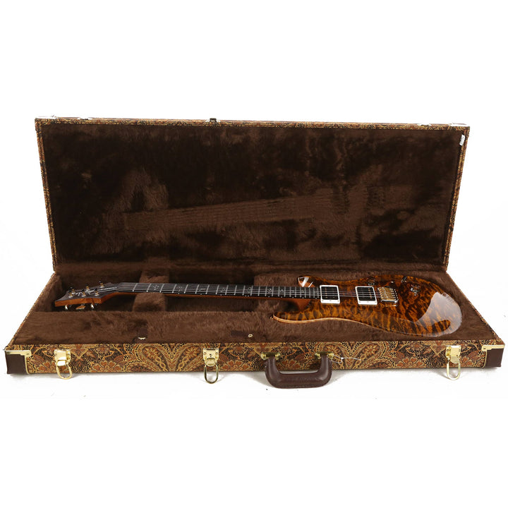 PRS Custom 24 Wood Library Artist Grade Quilt Maple Top Yellow Tiger