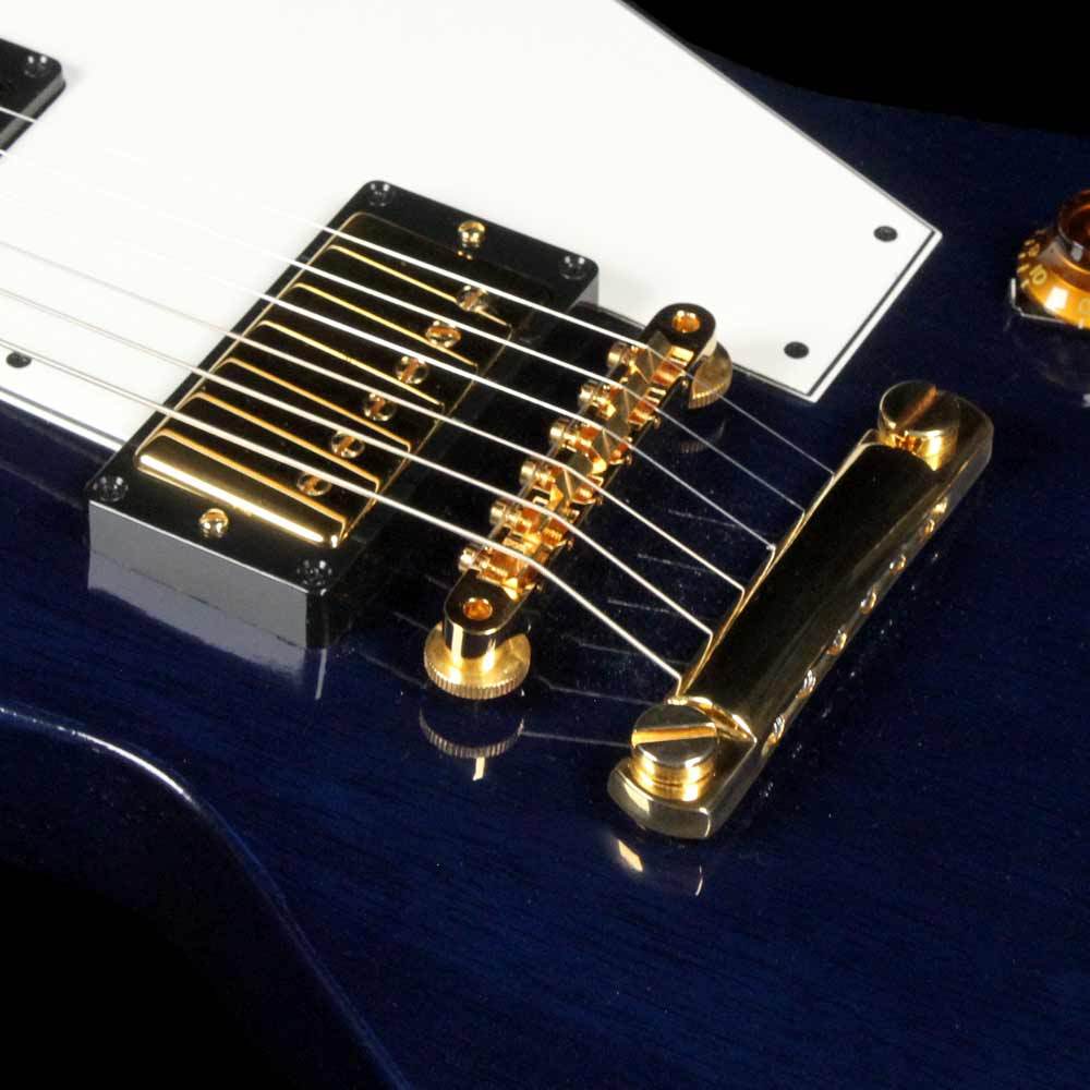 Gibson Custom Shop 1958 Korina Explorer Reissue Trans Blue 2003 — 5