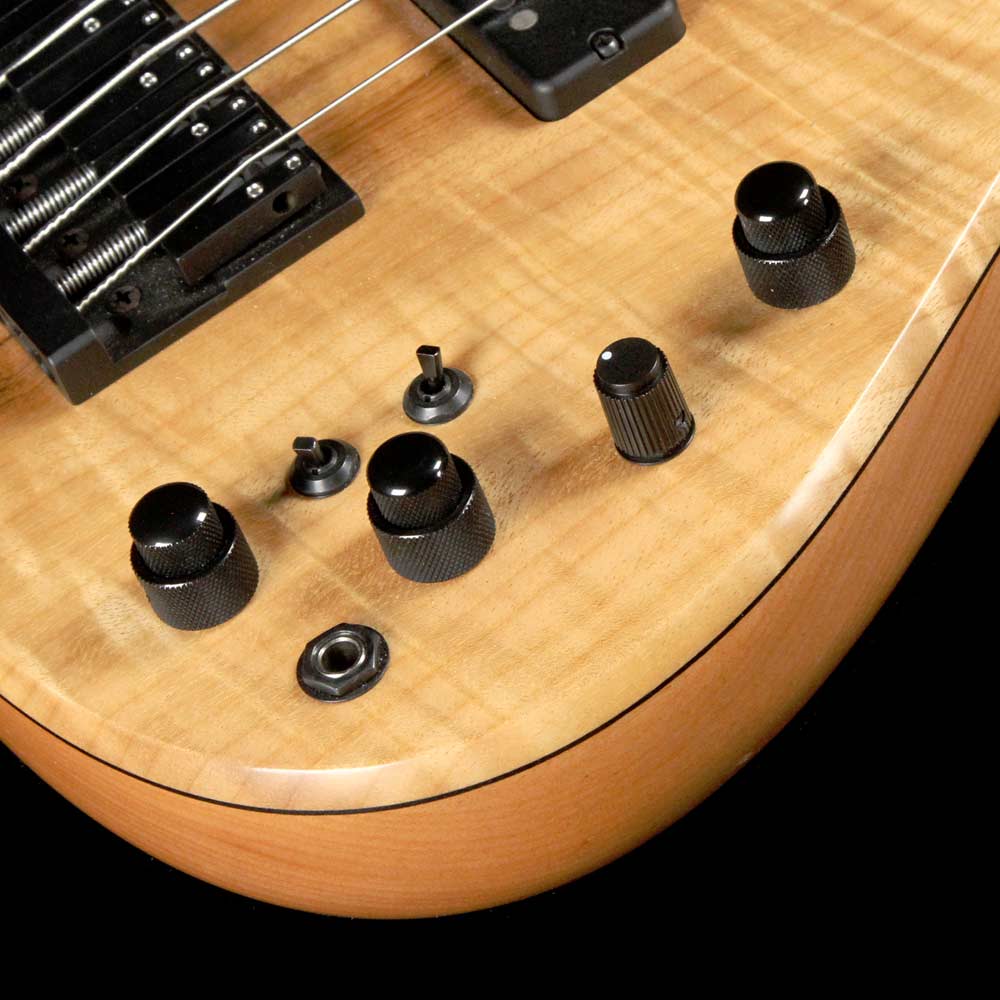 Fodera Emperor Standard Special 5-String Bass Flame Myrtle Natural — 6