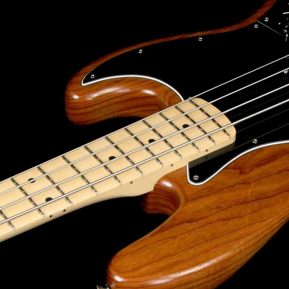 Fender American Pro Jazz Bass Roasted Ash Limited Edition Natural — 7