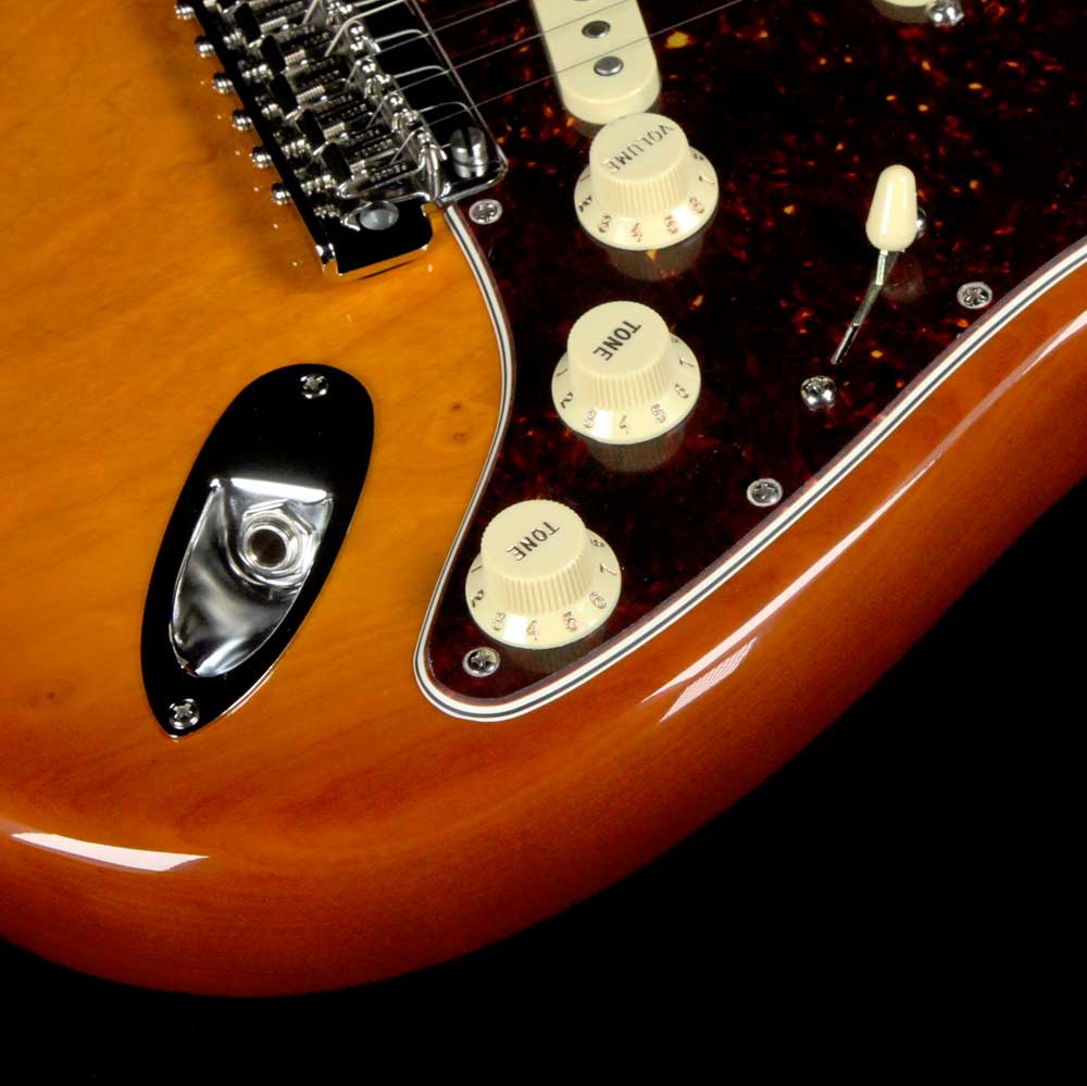 Fender American Pro Stratocaster Limited Edition Channel-Bound Neck Honeyburst — 8