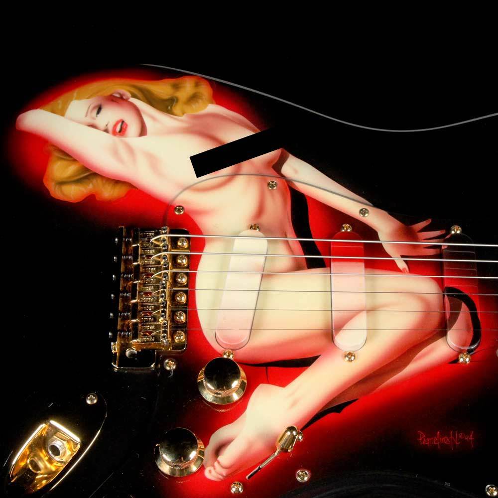 Fender Custom Shop Playboy 40th Anniversary Stratocaster Black 1994 — 7
