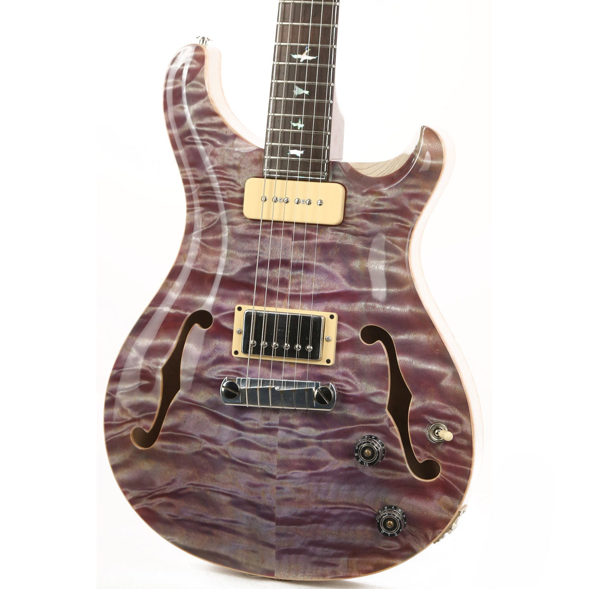 PRS Private Stock Hollowbody II Faded Aqua Violet — 6