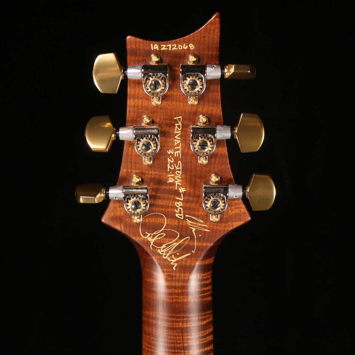 PRS Private Stock Custom 24 Flame Maple and Walnut Split Top Indigo