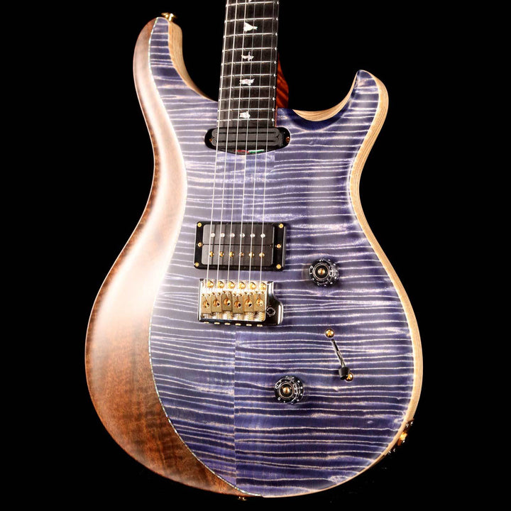 PRS Private Stock Custom 24 Flame Maple and Walnut Split Top Indigo