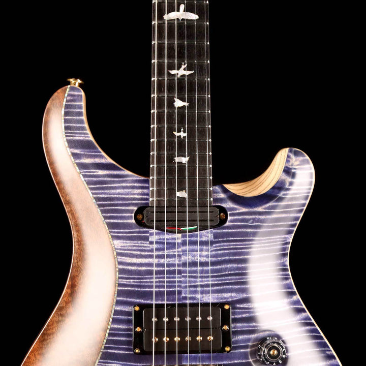 PRS Private Stock Custom 24 Flame Maple and Walnut Split Top Indigo